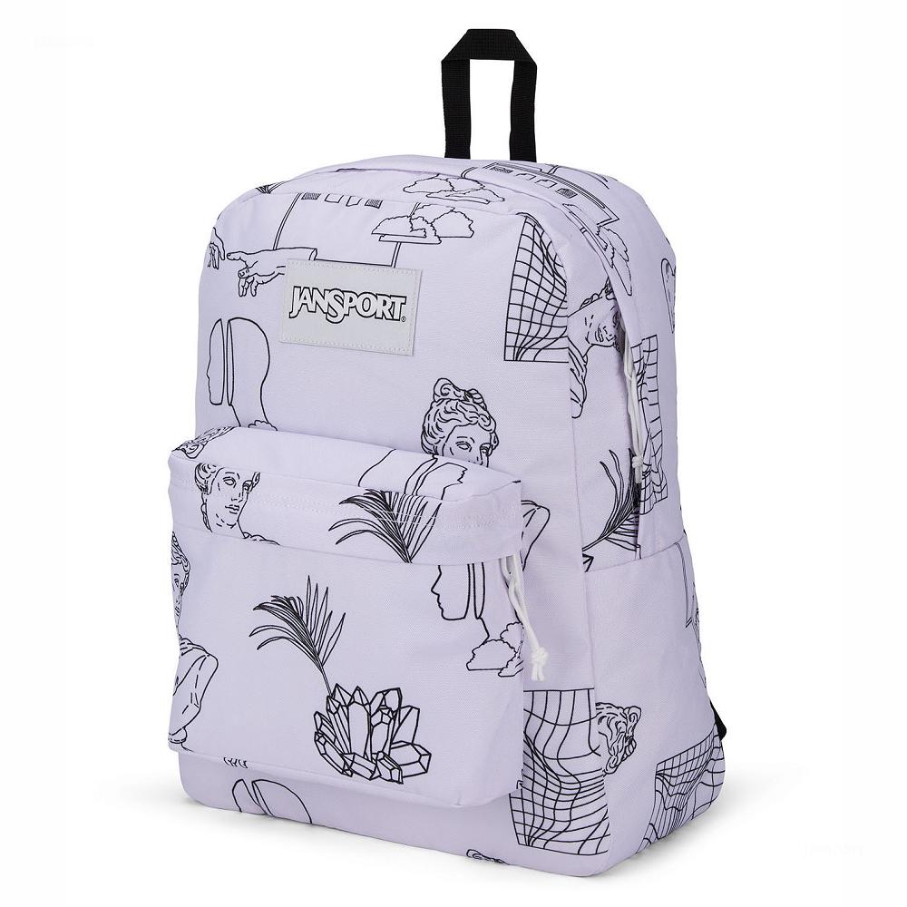 Sac à Dos Scolaire JanSport SuperBreak? Blanche | LNY-03564506